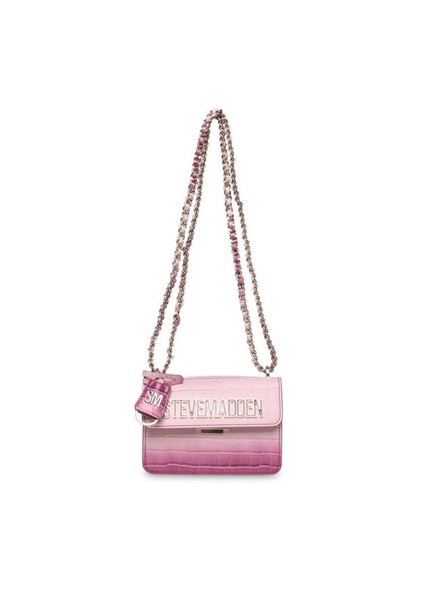 Steve Madden Torebka Bzoya Crossbody SM13001382-02002-MAU Różowy. Kolor: różowy. Materiał: skórzane