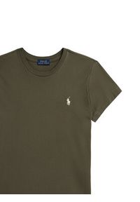 Polo Ralph Lauren T-Shirt 211B14605011 Brązowy Classic Fit. Typ kołnierza: polo. Kolor: brązowy. Materiał: bawełna #5