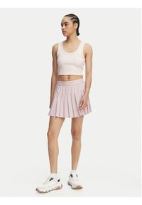 Guess Top V6GP07 K2987 Różowy jasny Slim Fit. Kolor: różowy. Materiał: wiskoza #3