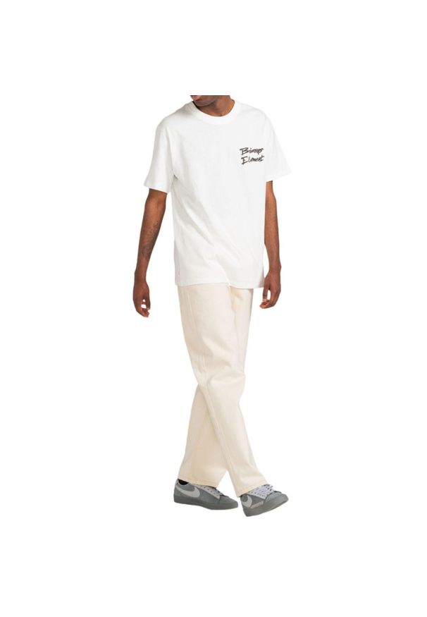 Koszulka męska Element Bxe Au Soleil T-shirt. Kolor: biały. Materiał: bawełna