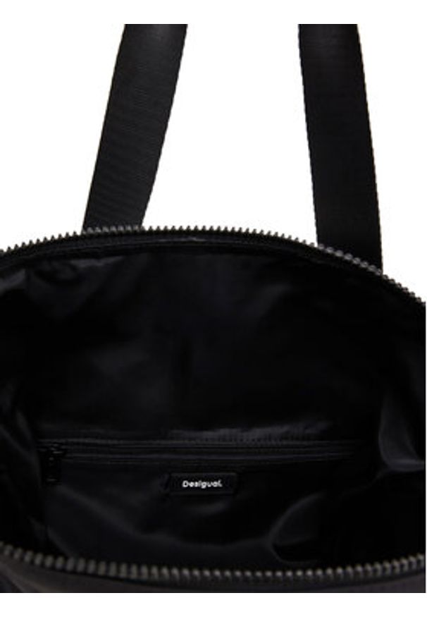 Desigual Plecak Voyager 25SAKY17 Czarny. Kolor: czarny. Materiał: materiał