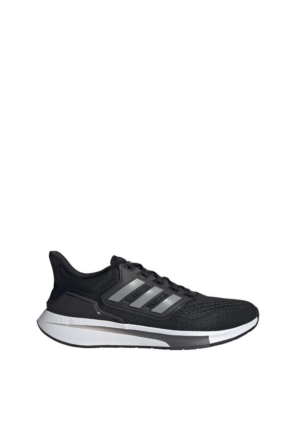 Adidas - Buty do biegania adidas EQ21 Run. Kolor: czarny, szary, wielokolorowy. Sport: bieganie