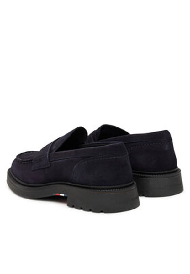 TOMMY HILFIGER - Tommy Hilfiger Mokasyny Comfort Lwt FM0FM05727 Granatowy. Kolor: niebieski. Materiał: skóra, zamsz