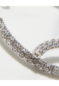 AMINA MUADDI - Kolczyki z kryształami Cameron Cameron Big Slim. Materiał: srebrne. Kolor: srebrny. Kamień szlachetny: kryształ #7