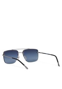 Trussardi Jeans - Trussardi Okulary przeciwsłoneczne TSM3025 Granatowy. Kolor: niebieski #3