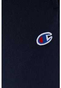 Champion Spodnie męskie kolor granatowy z aplikacją. Kolor: niebieski. Wzór: aplikacja #4