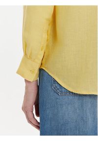 TOMMY HILFIGER - Tommy Hilfiger Koszula WW0WW42037 Żółty Relaxed Fit. Kolor: żółty. Materiał: len #3