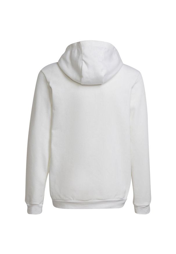 Adidas - Bluza piłkarska dla dzieci adidas Entrada 22 Hoody. Kolor: biały, czarny, wielokolorowy. Sport: piłka nożna