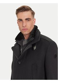 JOOP! Płaszcz wełniany 17 JC-36Mikos 30048430 Czarny Regular Fit. Kolor: czarny. Materiał: wełna