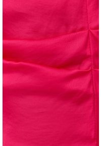 Herskind sukienka kolor różowy mini dopasowana. Kolor: różowy. Materiał: tkanina, guma. Długość rękawa: na ramiączkach. Typ sukienki: dopasowane. Długość: mini #5