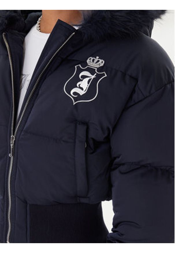 Juicy Couture Kurtka zimowa JCOIJ225557 Granatowy Oversize. Kolor: niebieski. Materiał: syntetyk. Sezon: zima