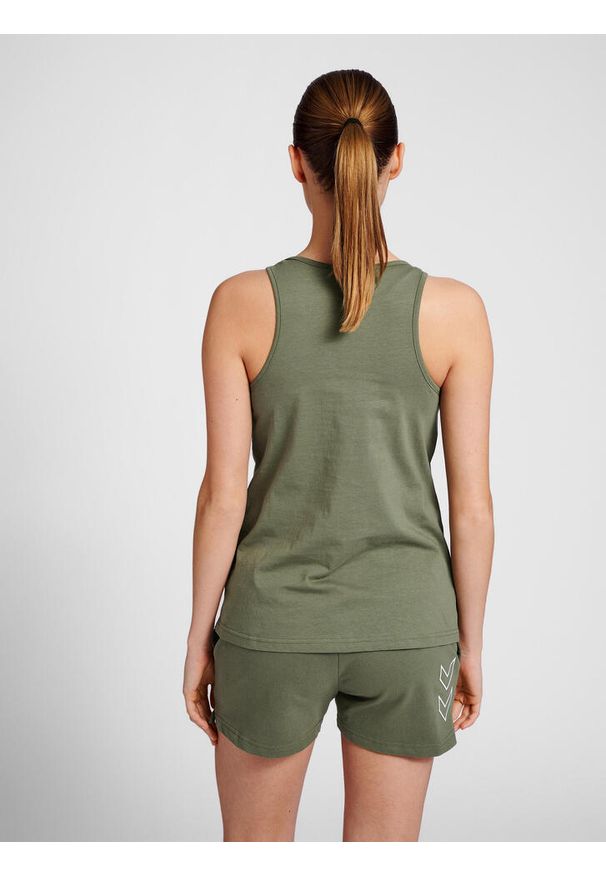 Damski tank top Hummel GC Val. Kolor: zielony. Długość rękawa: bez rękawów. Sport: fitness