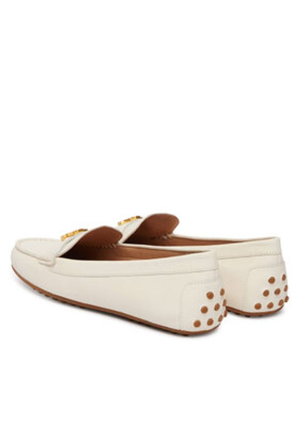 Lauren Ralph Lauren - LAUREN RALPH LAUREN Mokasyny 802852847025 Biały. Kolor: biały. Materiał: skóra