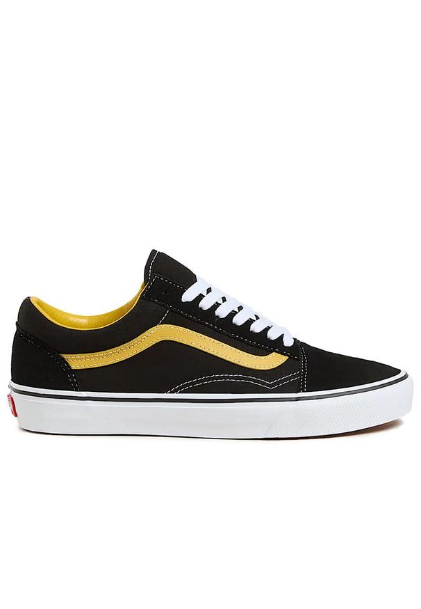 Buty unisex Vans Color Theory Old Skool VN000CR5YLW1 - czarne. Zapięcie: sznurówki. Kolor: czarny. Materiał: zamsz, skóra, materiał, guma. Szerokość cholewki: normalna. Model: Vans Old Skool