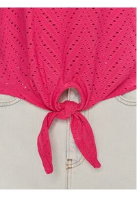 JDY Top Carla 15261741 Różowy Regular Fit. Kolor: różowy. Materiał: syntetyk