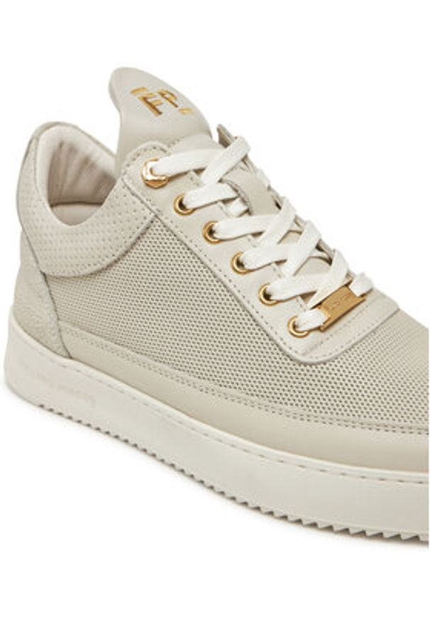 Filling Pieces Sneakersy Low Top Aten 10126591890 Biały. Kolor: biały. Materiał: skóra