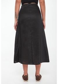 Ecoalf - Spódnica lniana midi Beth ECOALF. Materiał: len #3