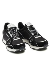 Emporio Armani - Sneakersy EMPORIO ARMANI - X4X544 XM727 N595 Blk/Off Wht/Blk/Off.. Okazja: na co dzień. Kolor: czarny. Materiał: zamsz, materiał, skóra. Szerokość cholewki: normalna. Styl: sportowy, casual, klasyczny #7