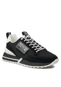 Versace Jeans Couture Sneakersy 75YA3SH1 Czarny. Kolor: czarny. Materiał: materiał #1