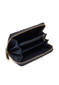 TOMMY HILFIGER - Tommy Hilfiger Duży Portfel Damski Poppy Med Za Corp AW0AW17268 Granatowy. Kolor: niebieski. Materiał: skóra