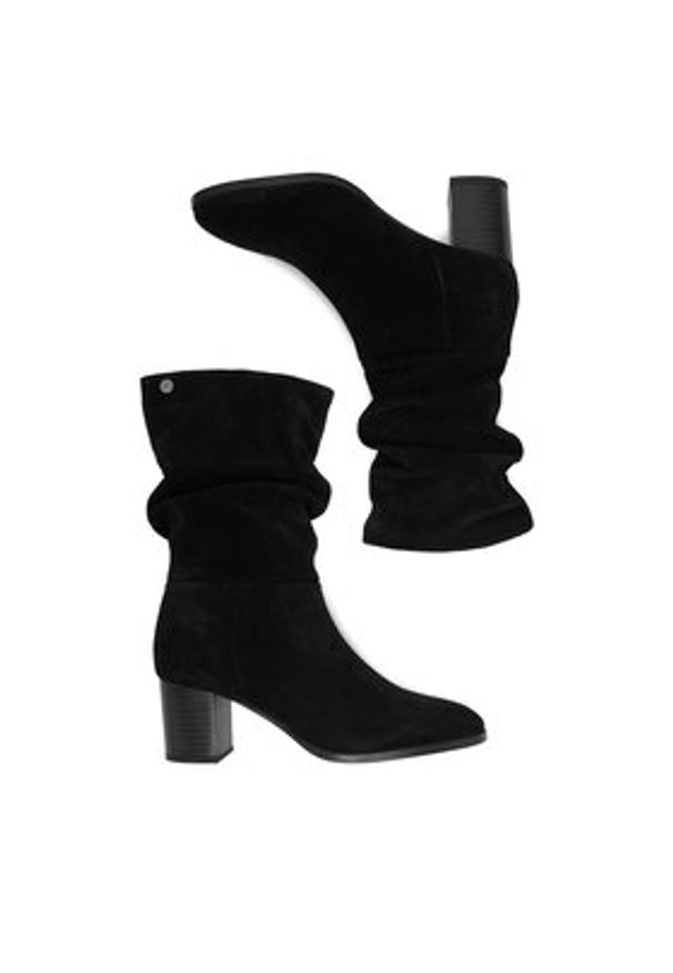 Beverly Hills Polo Club Botki CEO-WI44-BREEZE-01 Czarny. Kolor: czarny. Materiał: zamsz, skóra