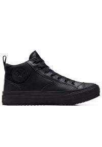 Buty Converse Chuck Taylor All Star Malden Street Water Repellent A04478C - czarne. Wysokość cholewki: przed kolano. Zapięcie: sznurówki. Kolor: czarny. Materiał: skóra ekologiczna. Szerokość cholewki: normalna. Model: Converse All Star