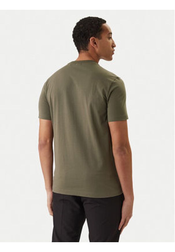 BOSS T-Shirt 50506373 Khaki Regular Fit. Kolor: brązowy. Materiał: bawełna