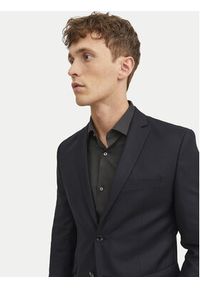 Jack & Jones - Jack&Jones Marynarka Solaris 12141107 Czarny Slim Fit. Kolor: czarny. Materiał: syntetyk #5