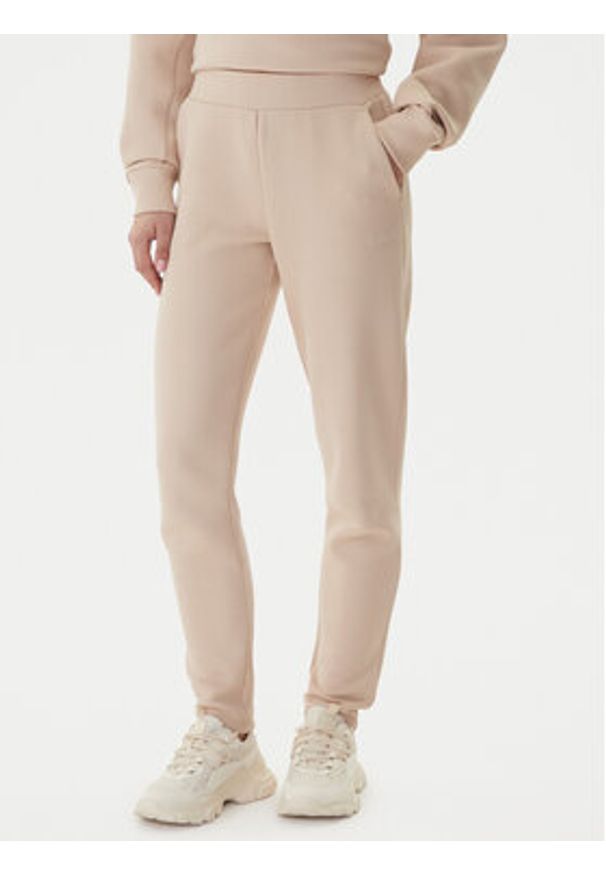 EA7 Emporio Armani Dres 7W000670 AF13151 U1046 Beżowy Regular Fit. Kolor: beżowy. Materiał: syntetyk