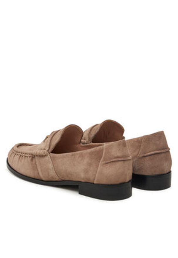 Coccinelle Loafersy E4 TUQ 16 01 01 Brązowy. Kolor: brązowy. Materiał: skóra, zamsz