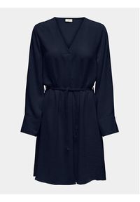 JDY Sukienka codzienna Divya 15321343 Granatowy Regular Fit. Okazja: na co dzień. Kolor: niebieski. Materiał: syntetyk. Typ sukienki: proste. Styl: casual #5