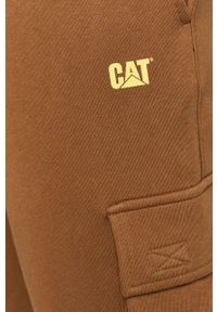CATerpillar - Caterpillar - Spodnie. Kolor: brązowy #2