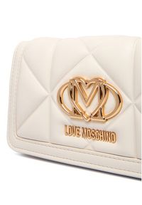 Love Moschino - LOVE MOSCHINO Torebka JC5640PP0NLC0110 Écru. Materiał: skórzane