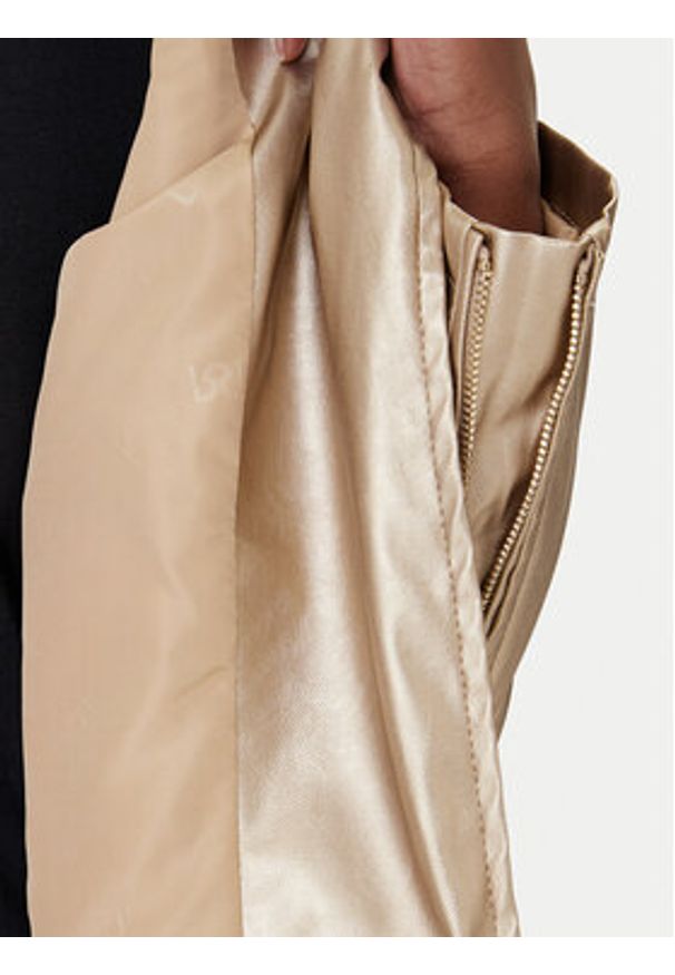 Rinascimento Kurtka z imitacji skóry CFC0124665003 Złoty Regular Fit. Kolor: złoty. Materiał: skóra