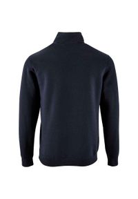 SOL'S - Sweter Męski Stan Zip Z Kołnierzem Stojącym. Kolor: niebieski