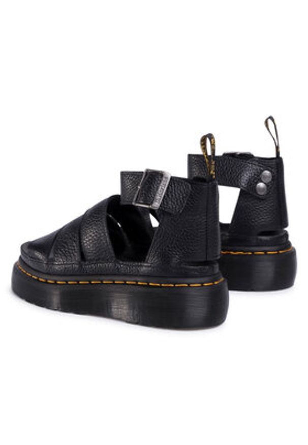 Dr. Martens Sandały Clarissa II Quad 24476001 Czarny. Kolor: czarny. Materiał: skóra