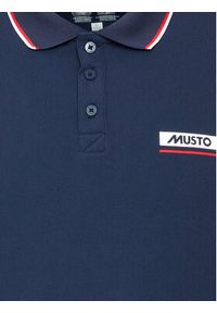 Musto Polo Corsica 82322 Granatowy Regular Fit. Typ kołnierza: polo. Kolor: niebieski. Materiał: syntetyk #2