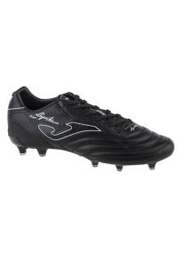Buty piłkarskie Joma Aguila Top 2101 Fg M ATOPW2101FG czarne czarne. Zapięcie: sznurówki. Kolor: czarny. Materiał: skóra, syntetyk, guma. Sport: piłka nożna