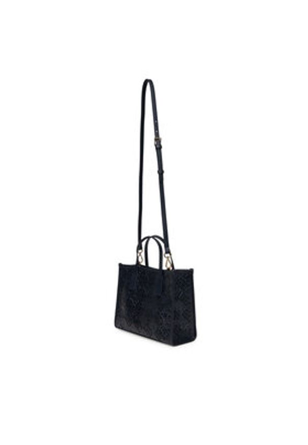 TOMMY HILFIGER - Tommy Hilfiger Torebka Th City Mini AW0AW17500 Granatowy. Kolor: niebieski. Materiał: skórzane