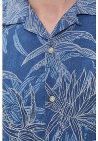 PRODUKT by Jack & Jones - Produkt by Jack & Jones - Koszula. Typ kołnierza: kołnierzyk klasyczny. Kolor: niebieski. Materiał: tkanina. Długość rękawa: krótki rękaw. Długość: krótkie. Styl: klasyczny #3