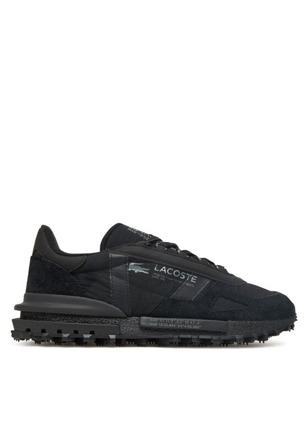Lacoste Sneakersy Elite Active 7-50SMA0078 Czarny. Kolor: czarny. Materiał: zamsz, skóra