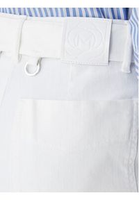 Marella Spodnie materiałowe Nicchia 2613131074 Biały Regular Fit. Kolor: biały. Materiał: bawełna #3