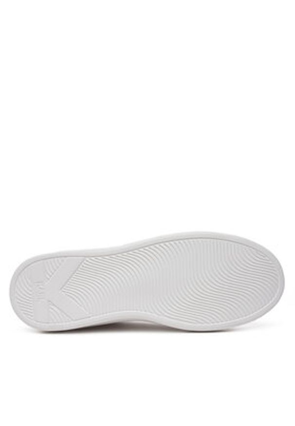 Karl Lagerfeld - KARL LAGERFELD Sneakersy Kapri KL52531M Biały. Kolor: biały. Materiał: skóra