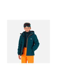 Rossignol - Kurtka narciarska chłopięca ROSSIGNOL Boy Rapide Jkt zielona. Kolor: zielony. Materiał: puch. Sport: narciarstwo