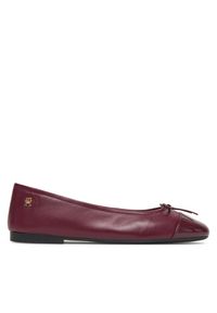TOMMY HILFIGER - Baleriny Tommy Hilfiger. Kolor: czerwony