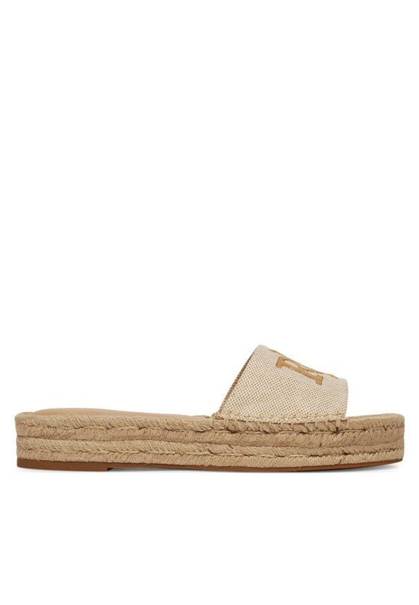 Lauren Ralph Lauren - LAUREN RALPH LAUREN Espadryle Polly 802966866001 Beżowy. Kolor: beżowy. Materiał: materiał