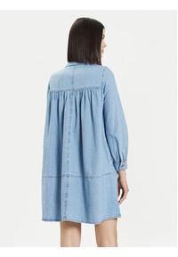 only - ONLY Sukienka jeansowa Madden 15248963 Niebieski Loose Fit. Kolor: niebieski. Materiał: bawełna #4