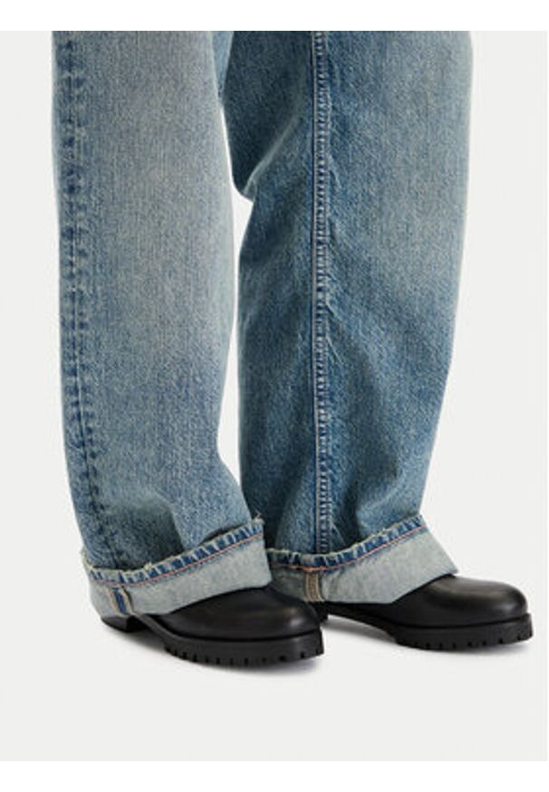 Patrizia Pepe Botki 8Y0050/L078-FB30 Czarny. Kolor: czarny. Materiał: skóra