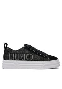 Liu Jo Sneakersy Cleo 26 BA4065 PX373 Czarny. Kolor: czarny. Materiał: zamsz, skóra