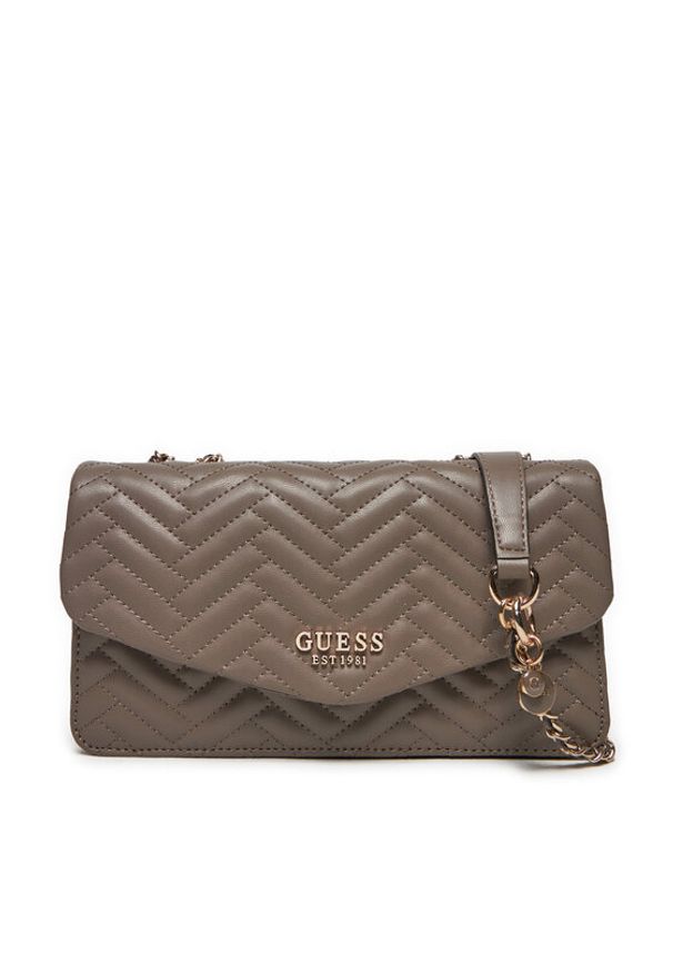 Guess Torebka HWQG95 08210 Brązowy. Kolor: brązowy. Materiał: skórzane